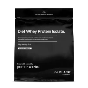 Proteinworks – Diet Whey Protein Isolate – BLACK Innovation – 1 kg